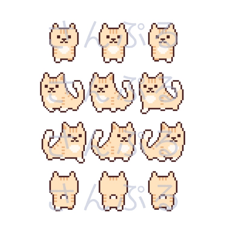 ねこアバター(3種)