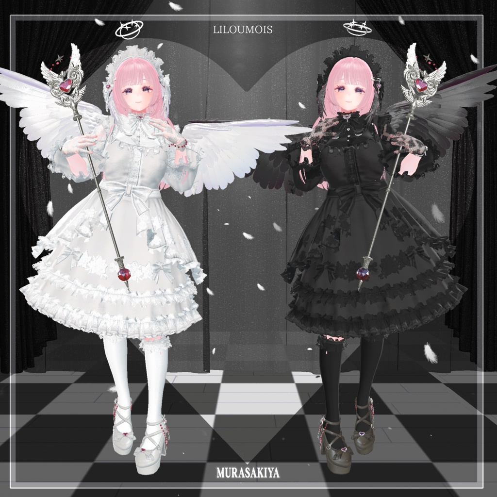 42アバター対応 OLD SCHOOL LOLITA 懐古ロリータ (Angel Set付) #MURASAKIYA