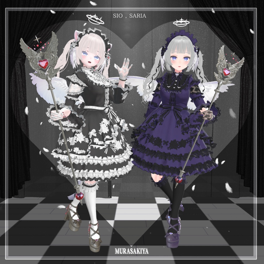 42アバター対応 OLD SCHOOL LOLITA 懐古ロリータ (Angel Set付) #MURASAKIYA