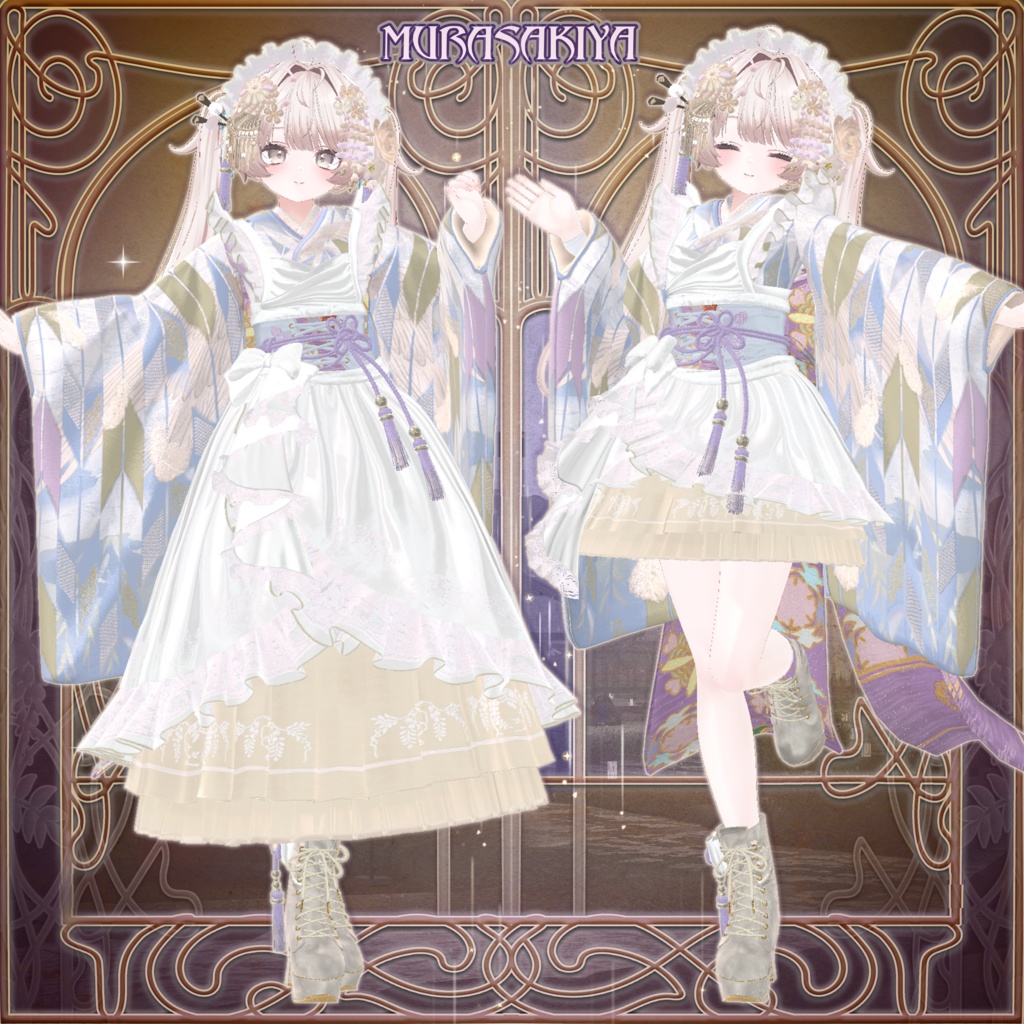 麗夢千歳 和風メイドロリータ MAIKO MAID IN REVERIE #MURASAKIYA ワールド展示中 ギミック付き4パターン衣装