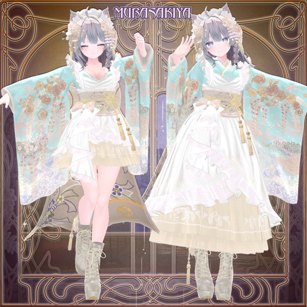 麗夢千歳 和風メイドロリータ MAIKO MAID IN REVERIE #MURASAKIYA ワールド展示中 ギミック付き4パターン衣装