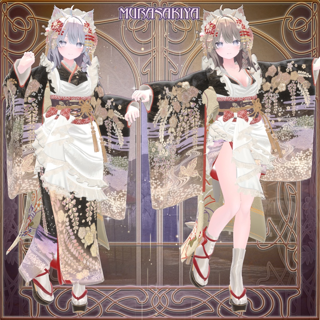 麗夢千歳 和風メイドロリータ MAIKO MAID IN REVERIE #MURASAKIYA ワールド展示中 ギミック付き4パターン衣装