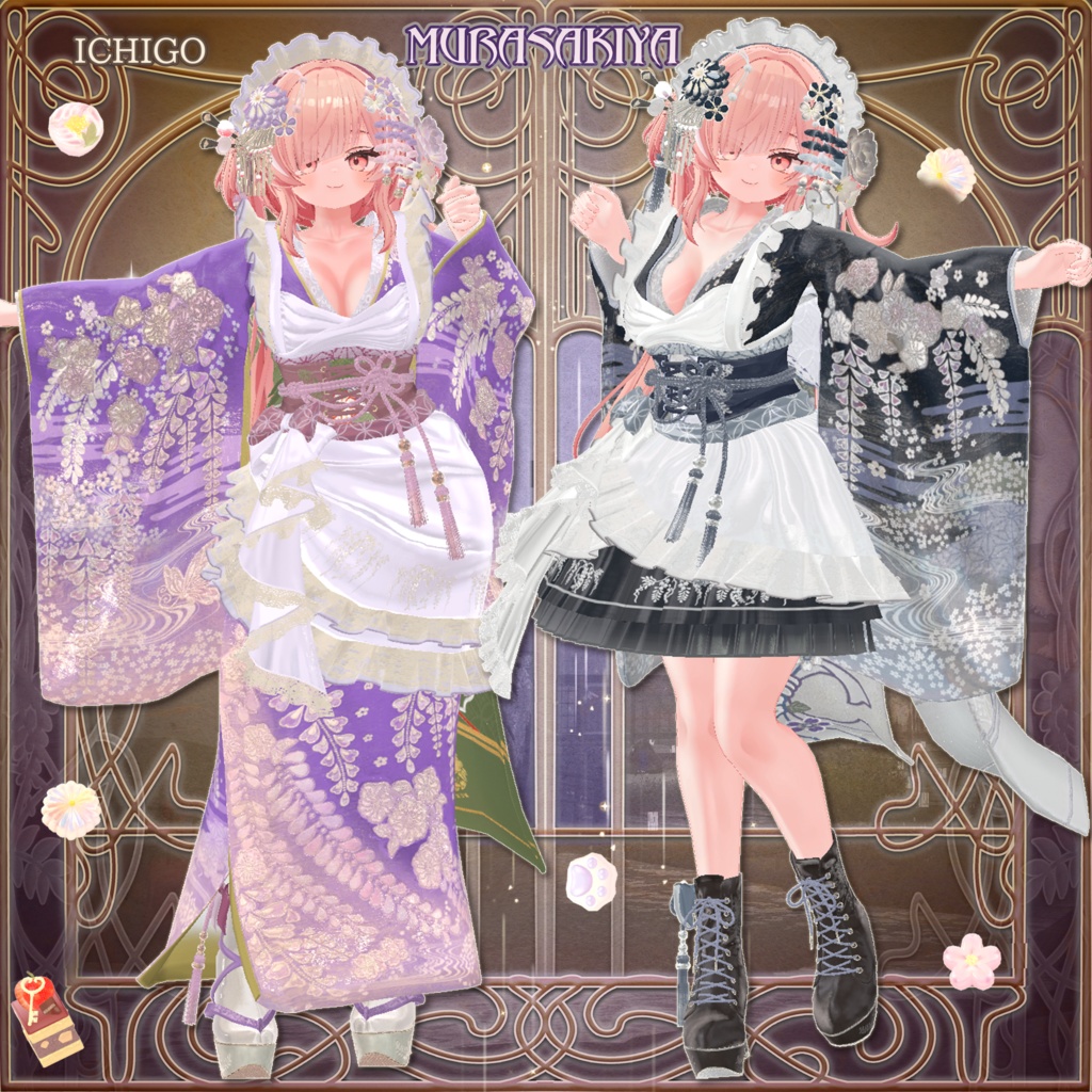 麗夢千歳 和風メイドロリータ MAIKO MAID IN REVERIE #MURASAKIYA ワールド展示中 ギミック付き4パターン衣装