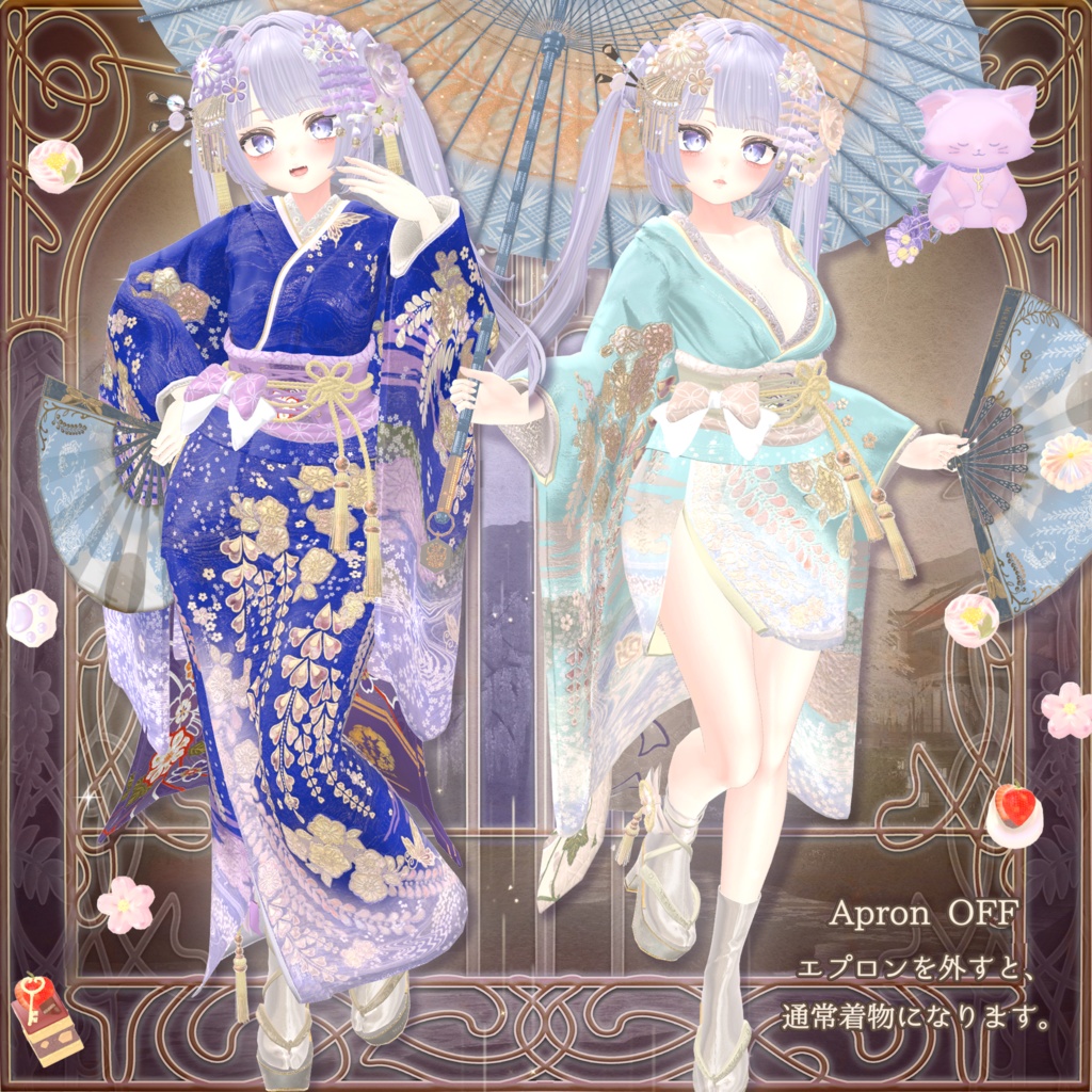 麗夢千歳 和風メイドロリータ MAIKO MAID IN REVERIE #MURASAKIYA ワールド展示中 ギミック付き4パターン衣装