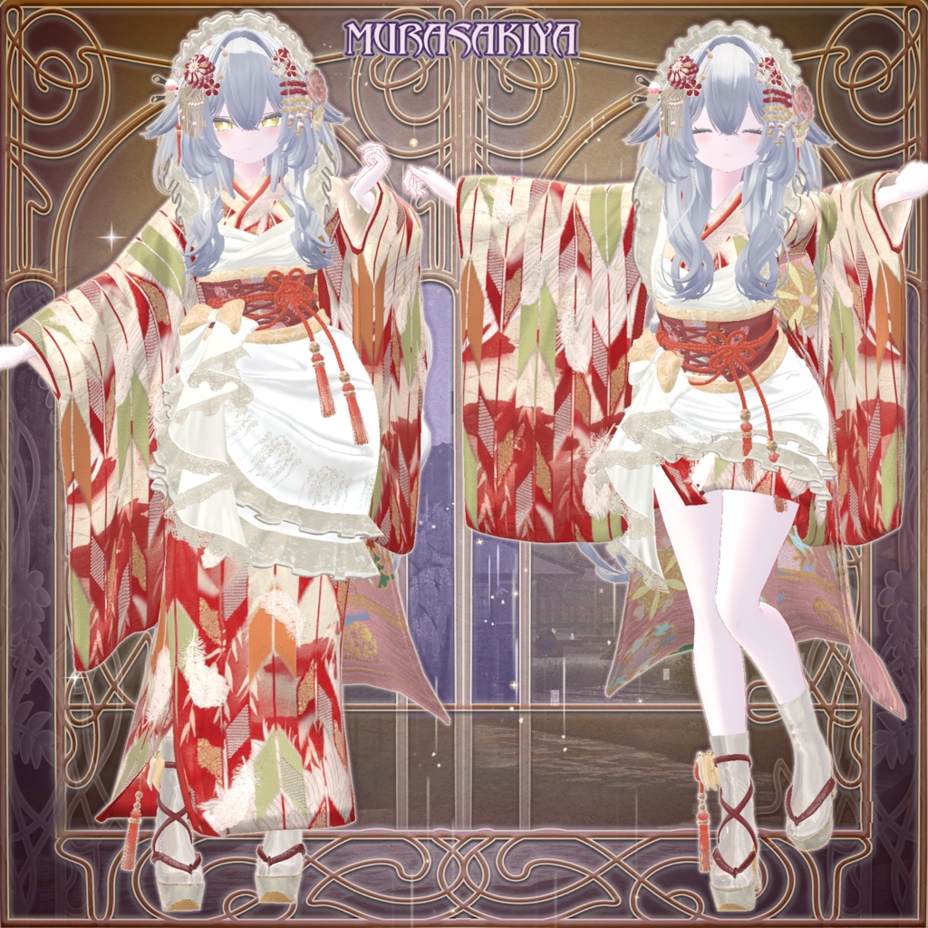 麗夢千歳 和風メイドロリータ MAIKO MAID IN REVERIE #MURASAKIYA ワールド展示中 ギミック付き4パターン衣装