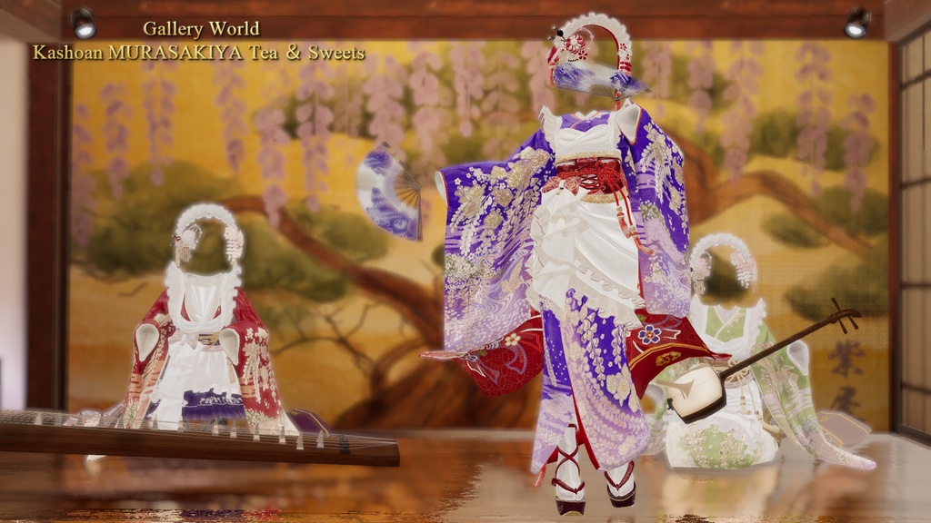 麗夢千歳 和風メイドロリータ MAIKO MAID IN REVERIE #MURASAKIYA ワールド展示中 ギミック付き4パターン衣装