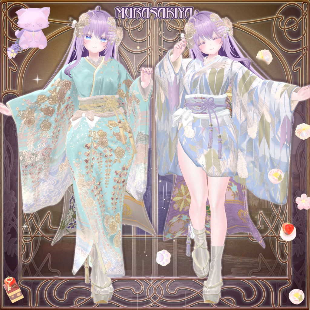 麗夢千歳 和風メイドロリータ MAIKO MAID IN REVERIE #MURASAKIYA ワールド展示中 ギミック付き4パターン衣装