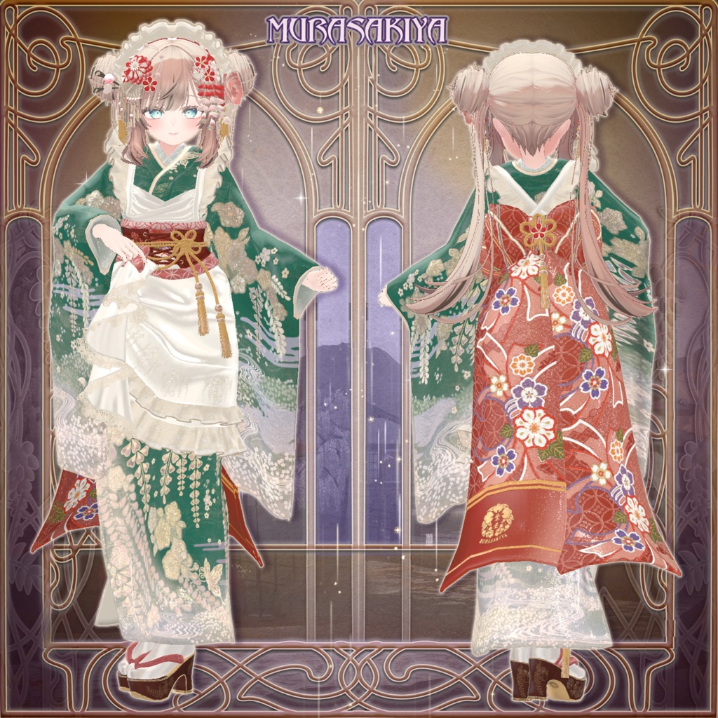 麗夢千歳 和風メイドロリータ MAIKO MAID IN REVERIE #MURASAKIYA ワールド展示中 ギミック付き4パターン衣装