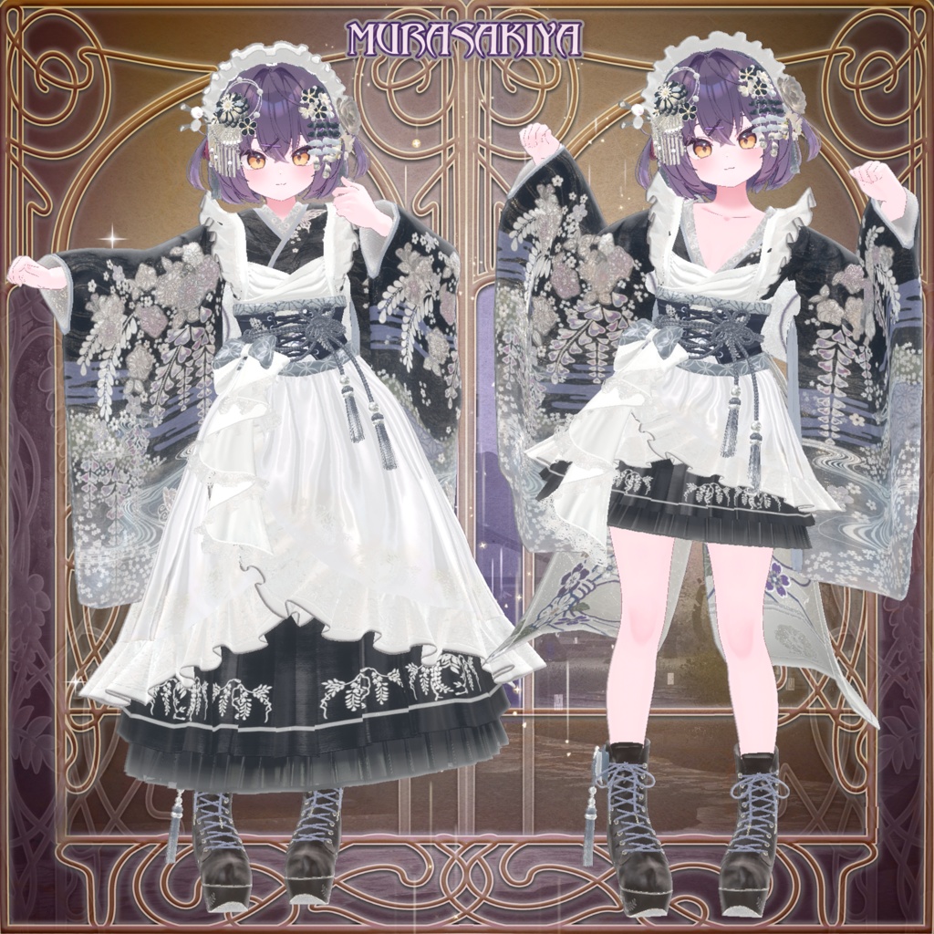 麗夢千歳 和風メイドロリータ MAIKO MAID IN REVERIE #MURASAKIYA ワールド展示中 ギミック付き4パターン衣装