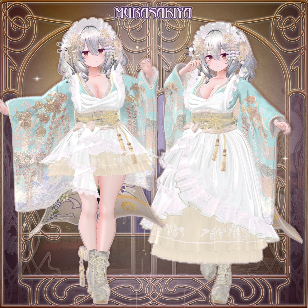 麗夢千歳 和風メイドロリータ MAIKO MAID IN REVERIE #MURASAKIYA ワールド展示中 ギミック付き4パターン衣装