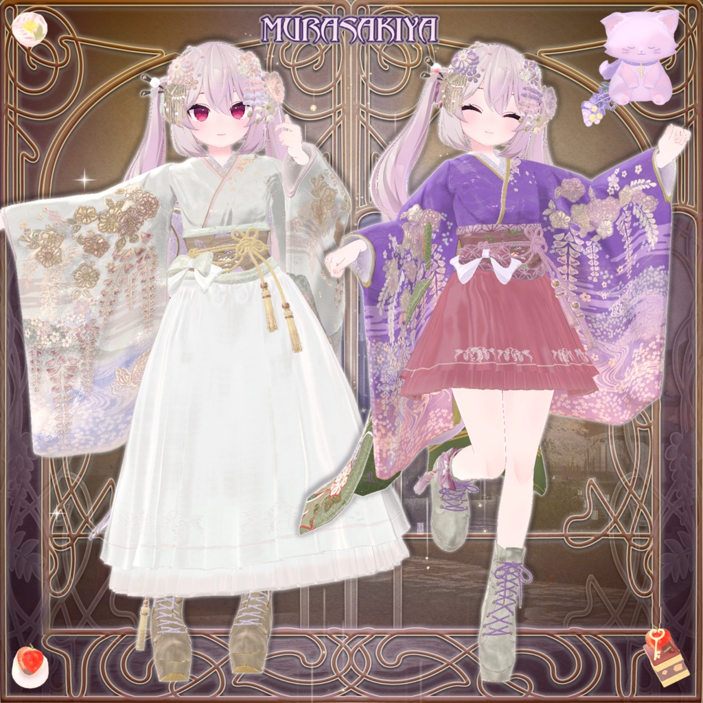 麗夢千歳 和風メイドロリータ MAIKO MAID IN REVERIE #MURASAKIYA ワールド展示中 ギミック付き4パターン衣装