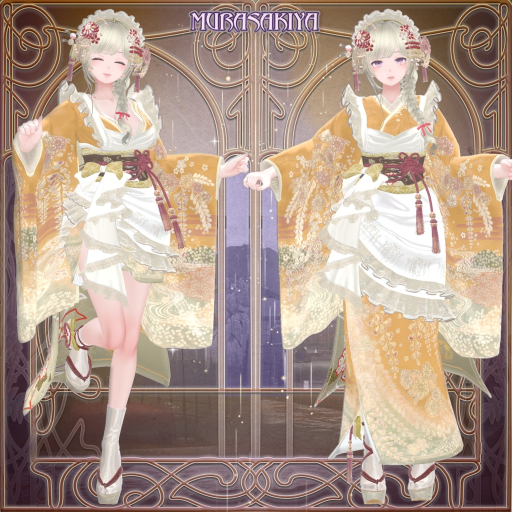 麗夢千歳 和風メイドロリータ MAIKO MAID IN REVERIE #MURASAKIYA ワールド展示中 ギミック付き4パターン衣装