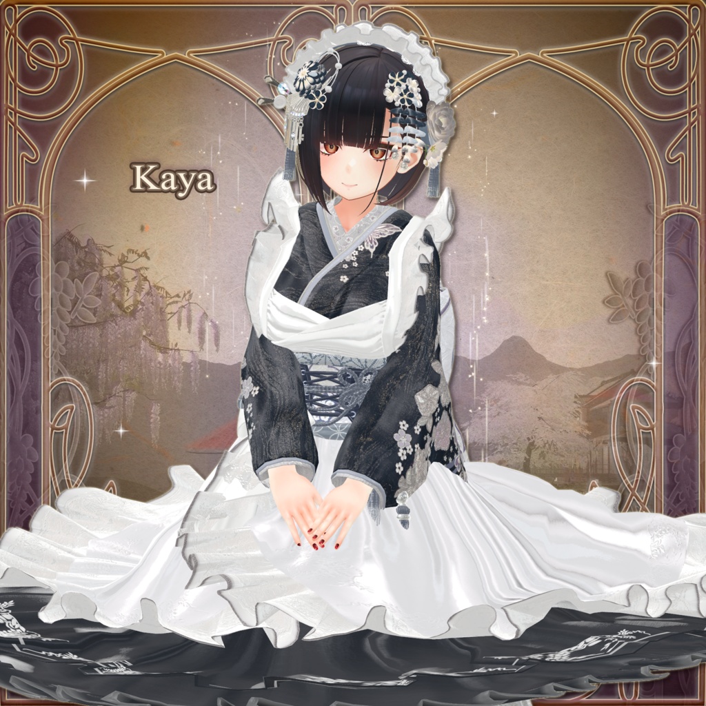 麗夢千歳 和風メイドロリータ MAIKO MAID IN REVERIE #MURASAKIYA ワールド展示中 ギミック付き4パターン衣装