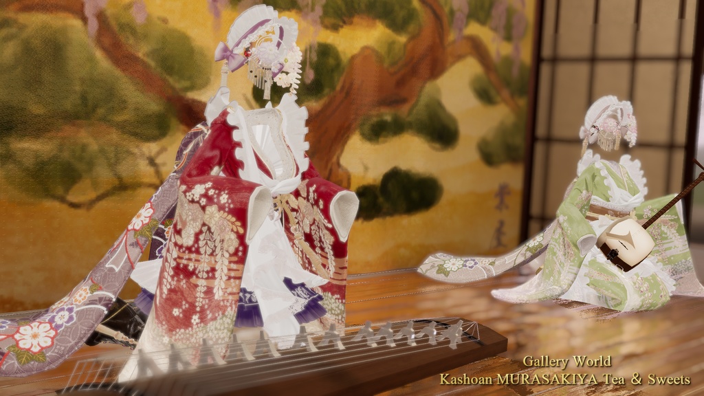麗夢千歳 和風メイドロリータ MAIKO MAID IN REVERIE #MURASAKIYA ワールド展示中 ギミック付き4パターン衣装