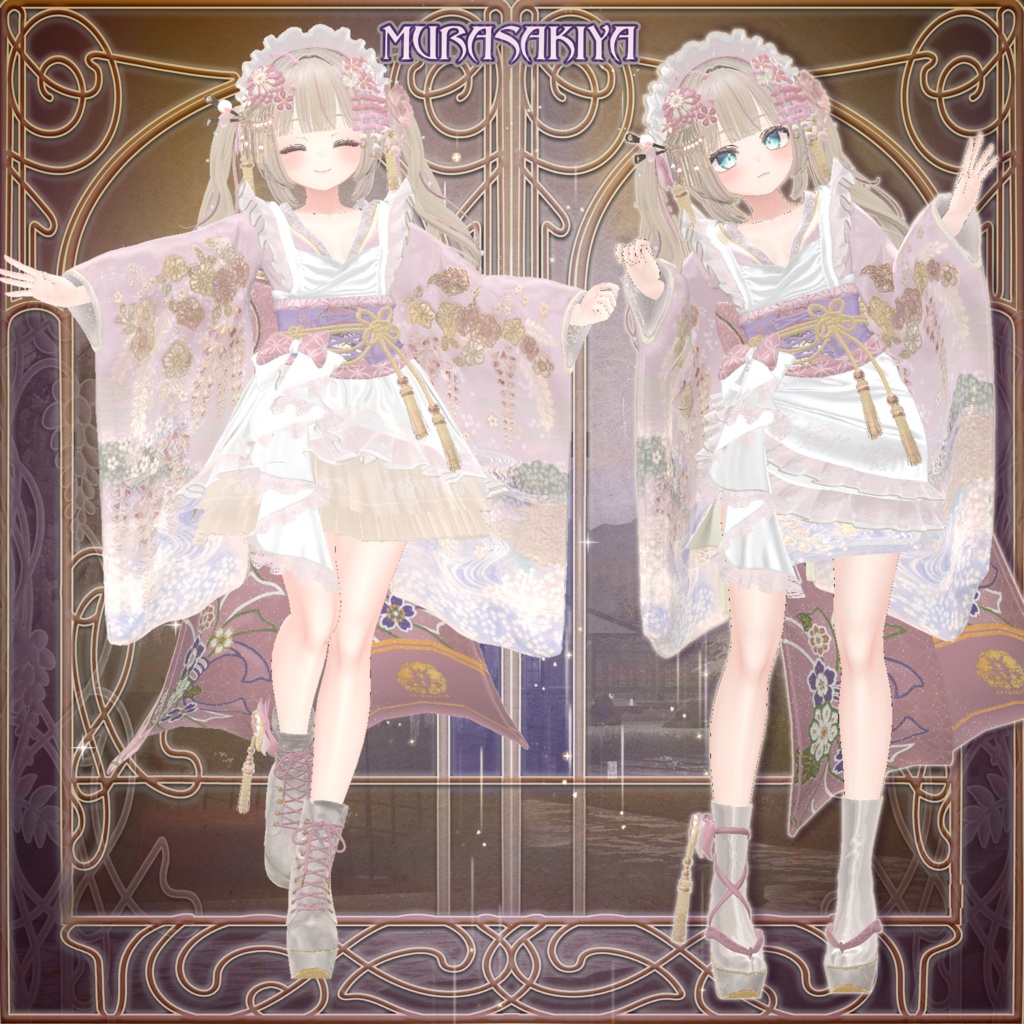 麗夢千歳 和風メイドロリータ MAIKO MAID IN REVERIE #MURASAKIYA ワールド展示中 ギミック付き4パターン衣装