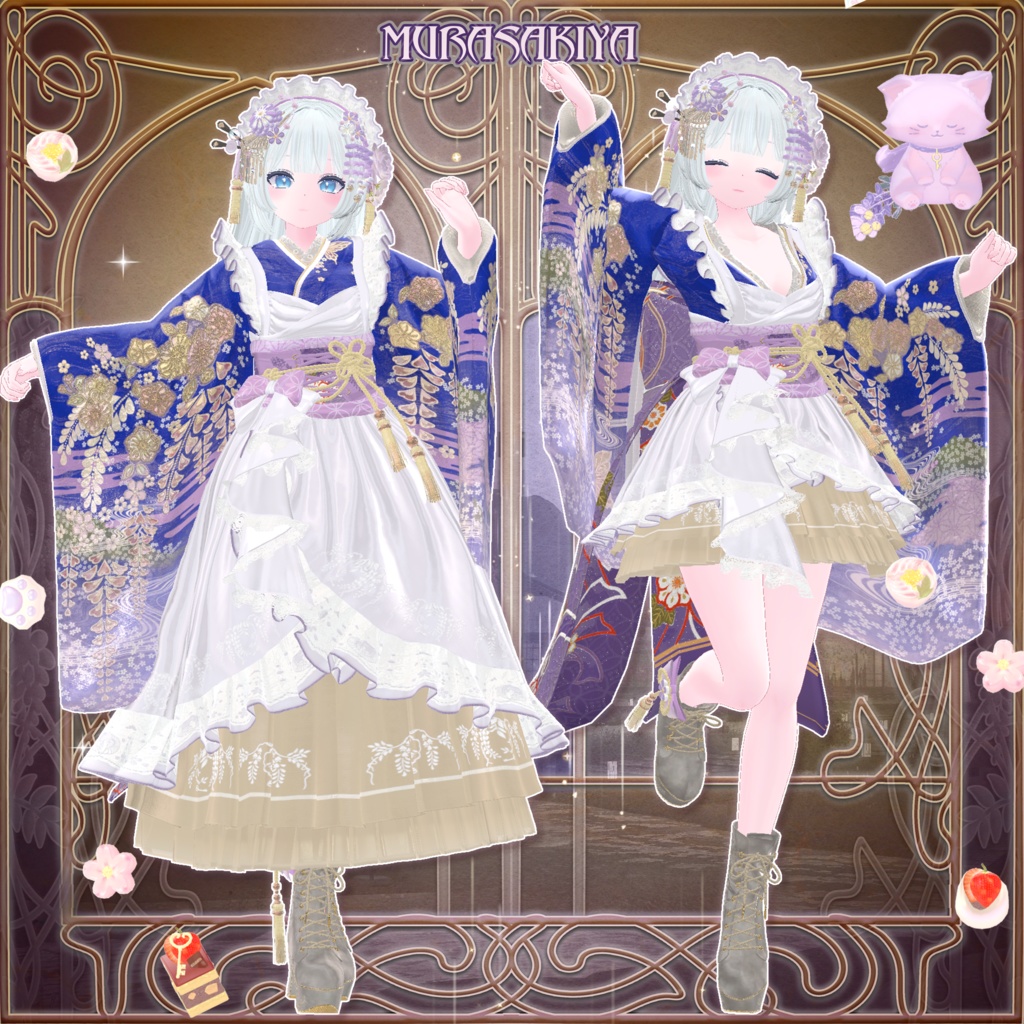 麗夢千歳 和風メイドロリータ MAIKO MAID IN REVERIE #MURASAKIYA ワールド展示中 ギミック付き4パターン衣装