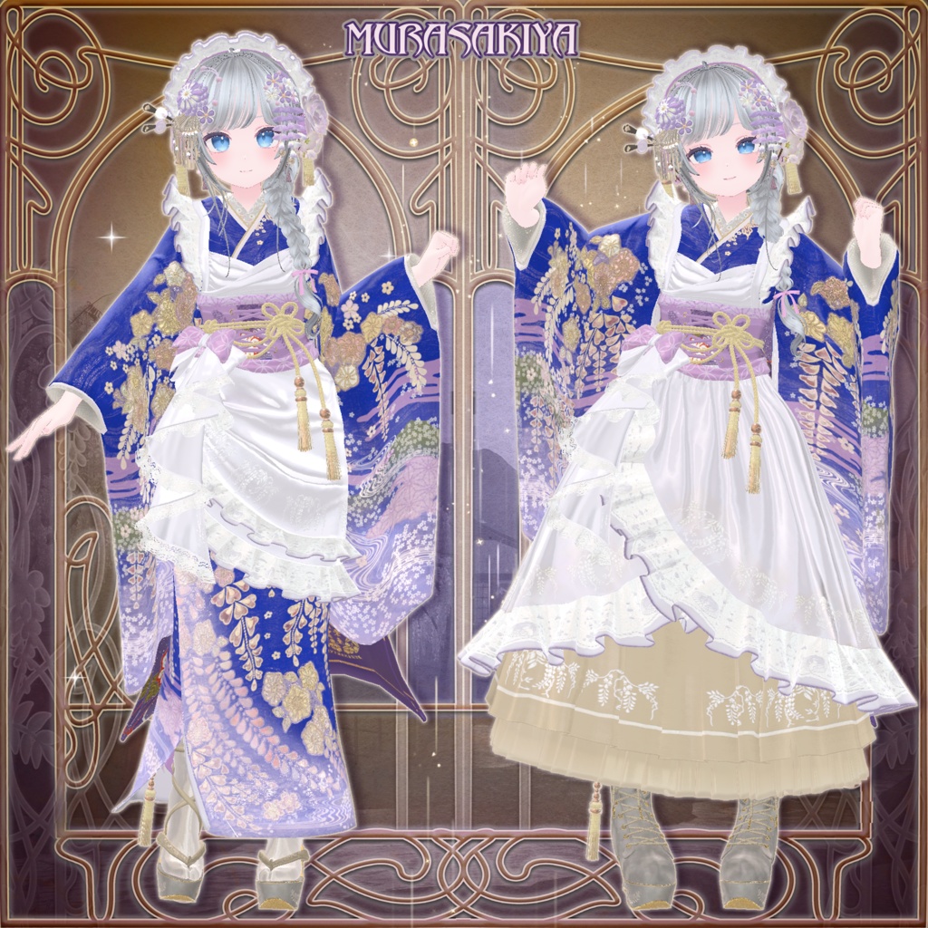 麗夢千歳 和風メイドロリータ MAIKO MAID IN REVERIE #MURASAKIYA ワールド展示中 ギミック付き4パターン衣装