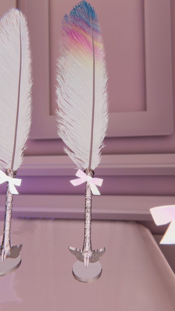 【Free】一部無料 魔法の羽根ペン アバター&ワールド用(QvPen差し替え) Magical Quill Pen For Avatar &For World(QvPen)(FREE) #MURASAKIYA