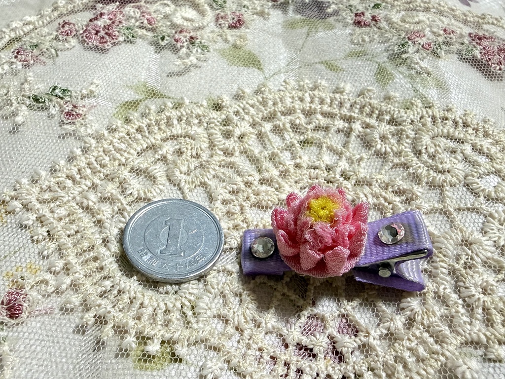 蓮のイヤーカフとクリップのセット