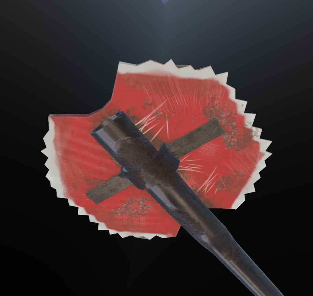 Scrap Sign Axe