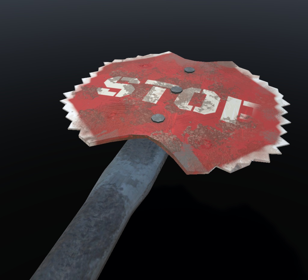 Scrap Sign Axe