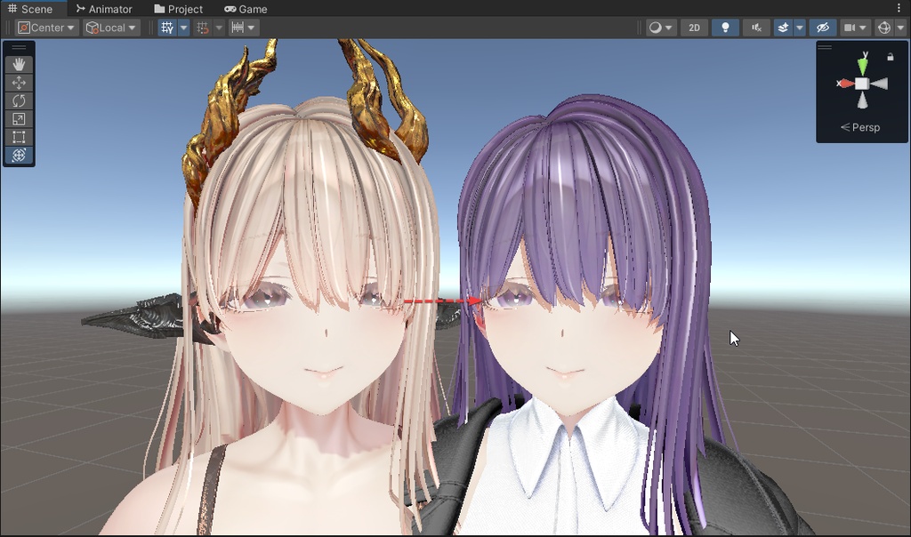 ミダリスちゃんの目の色を変えるためのマスク / EyeColourMask