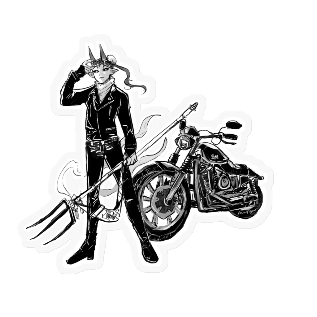 豊穣のライダーステッカー