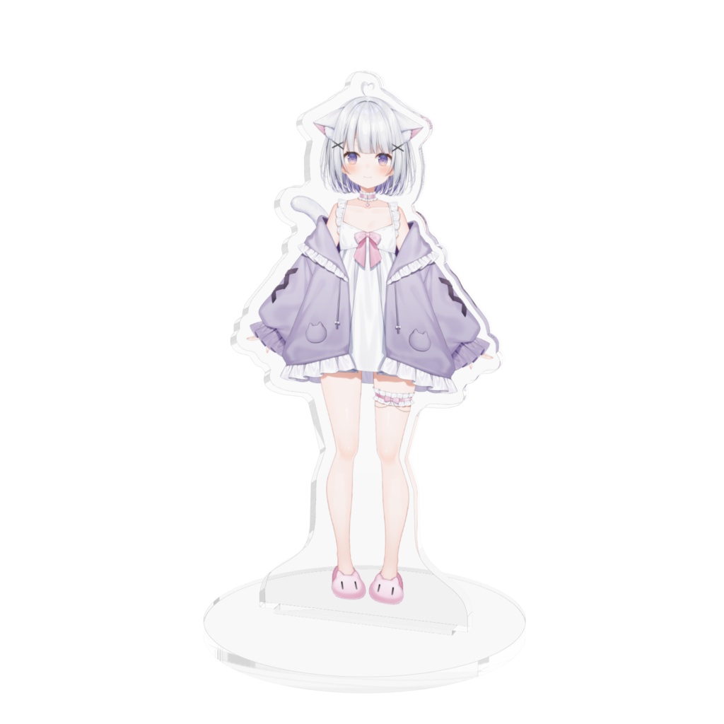 白乃羽いと 部屋着衣装 (白髪ver