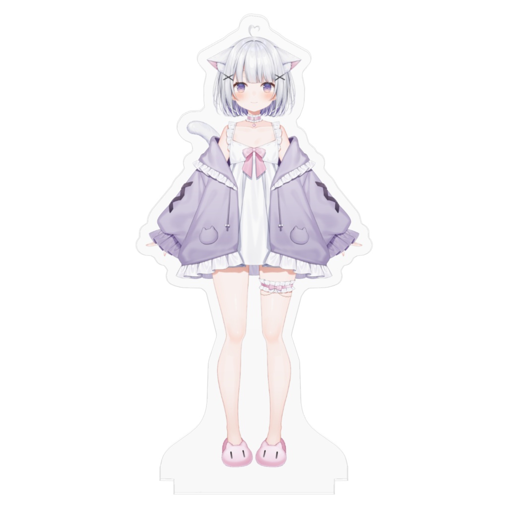 白乃羽いと 部屋着衣装 (白髪ver