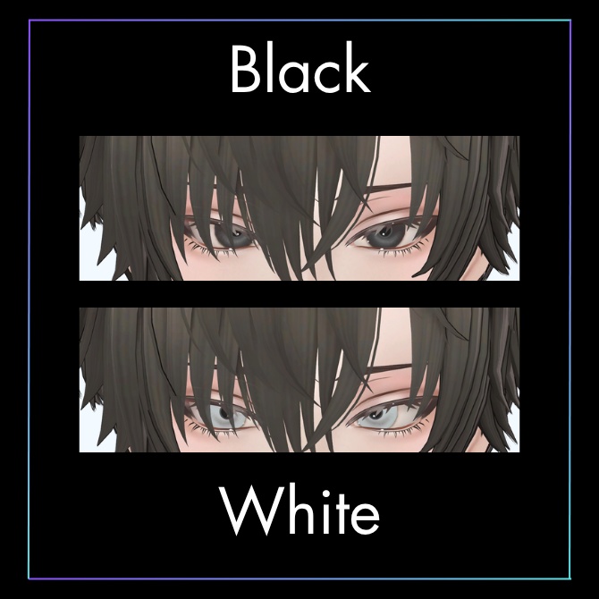 【アニラ専用】Noir Prism Eye Textures for Anila