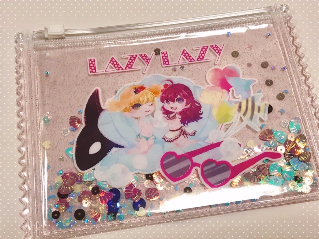レイジーレイジー クリアポーチ