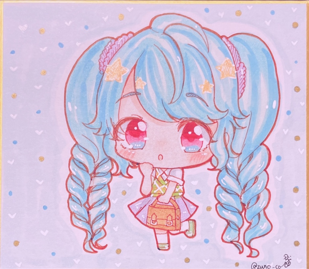 香田澄あまり 色紙