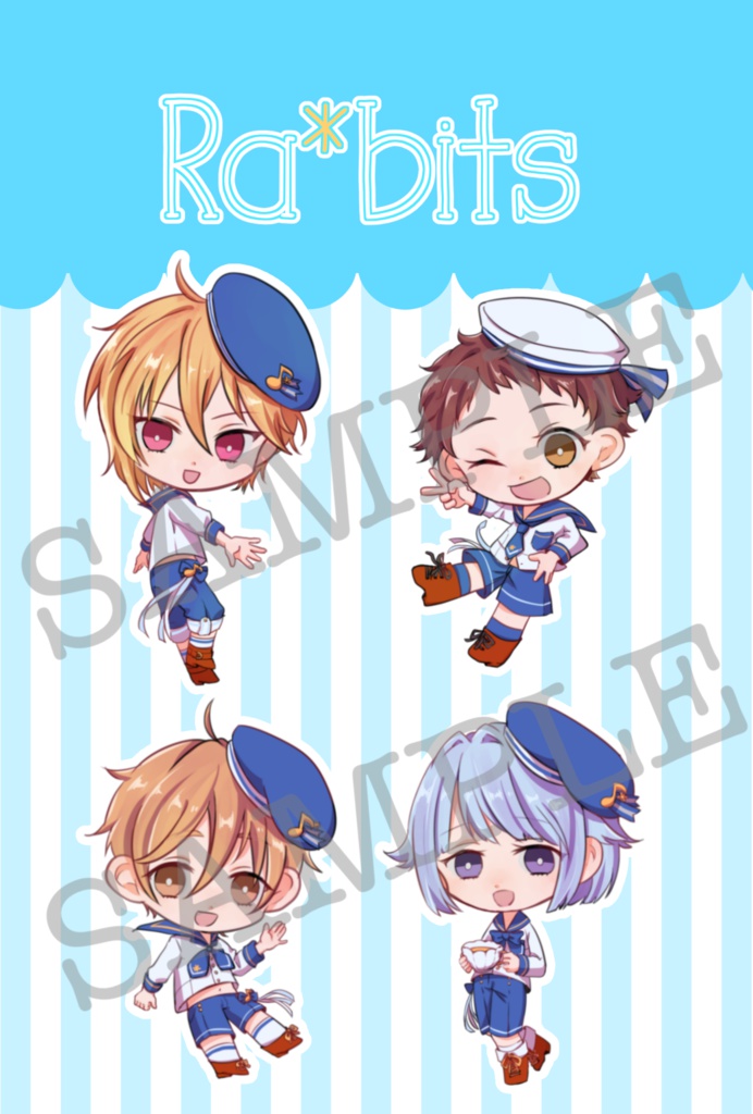 【売り切れ】Ra*bits シールセット