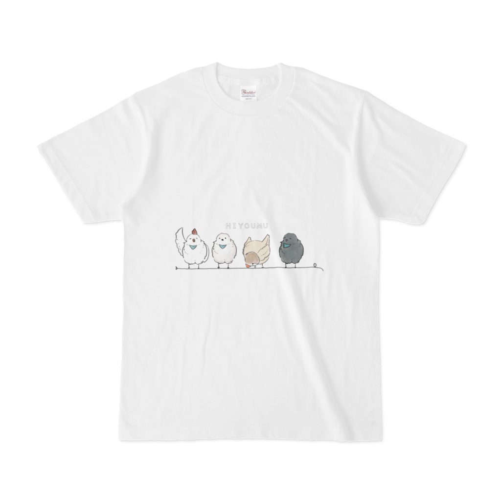 ひよウムTシャツ（白）