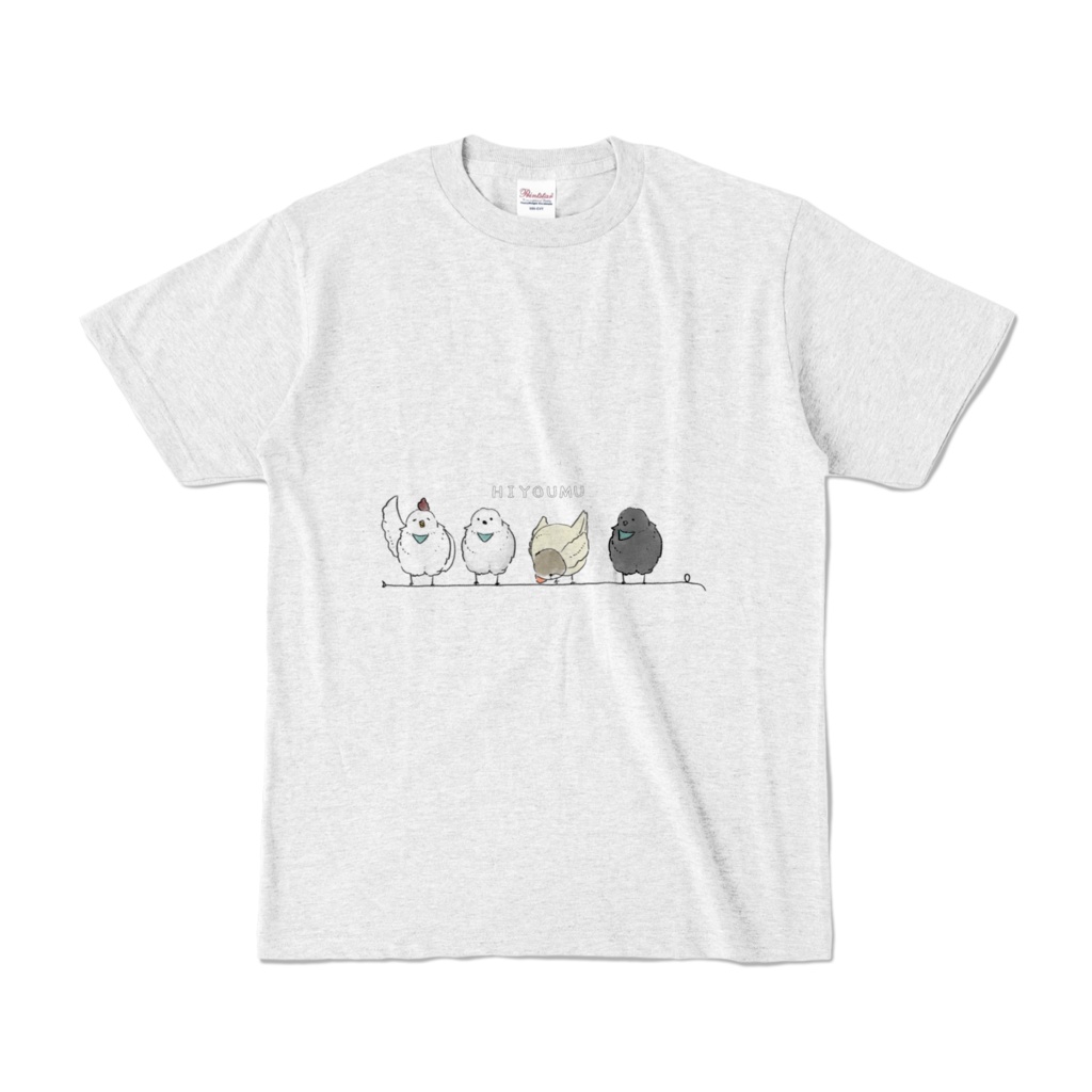 ひよウムTシャツ(アッシュ)