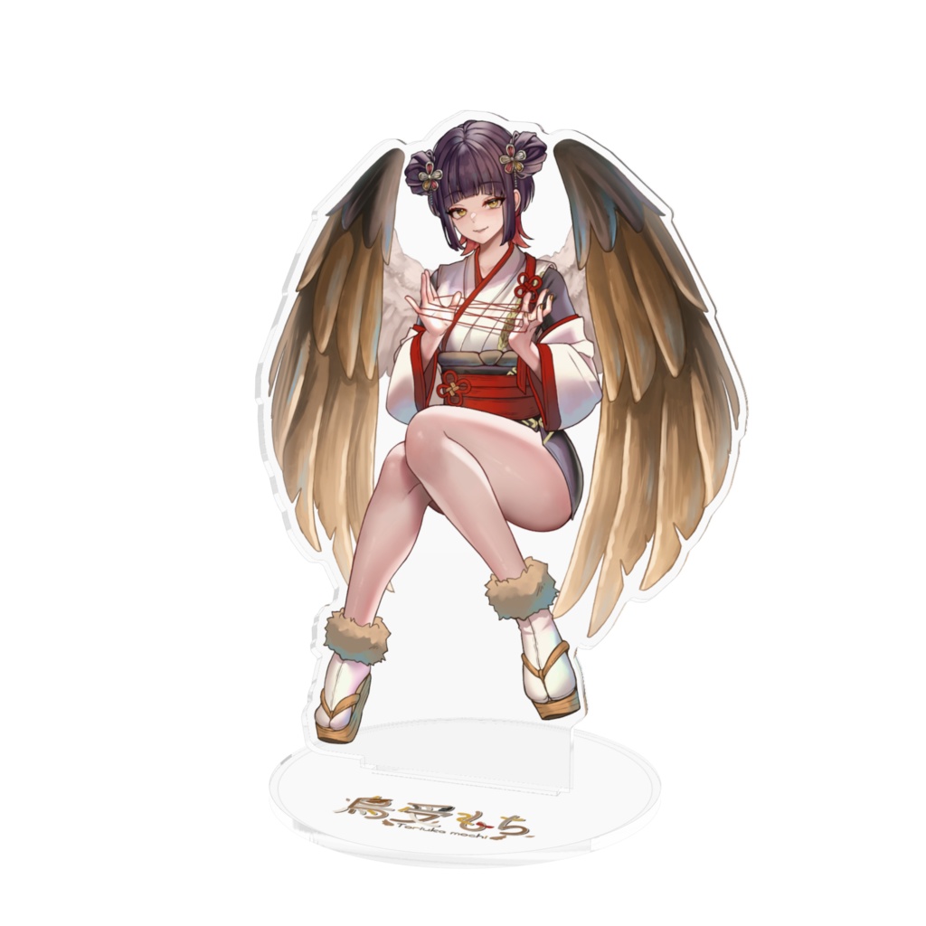 鳥受もち（神もち）　アクリルフィギュア