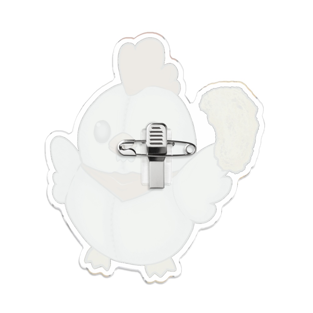 よだれチキンバッジ