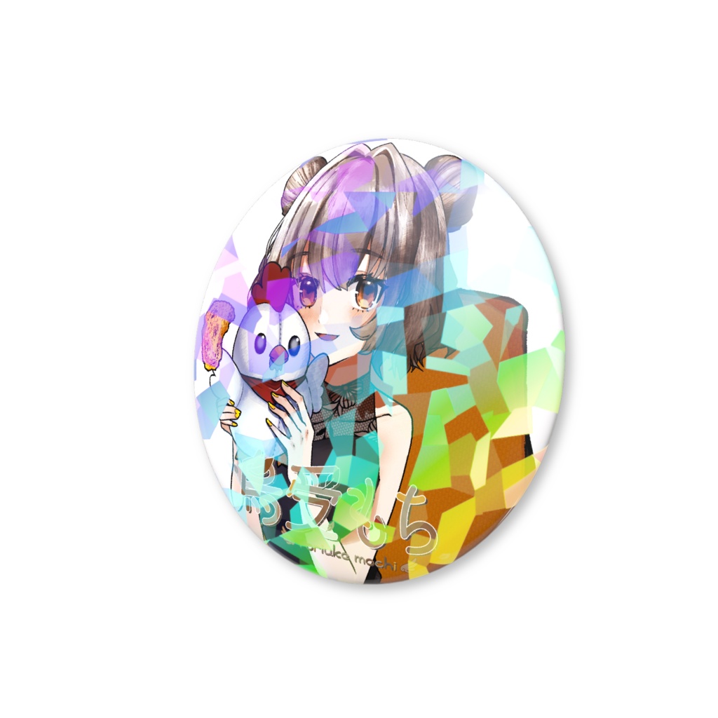 ホログラム缶バッチ