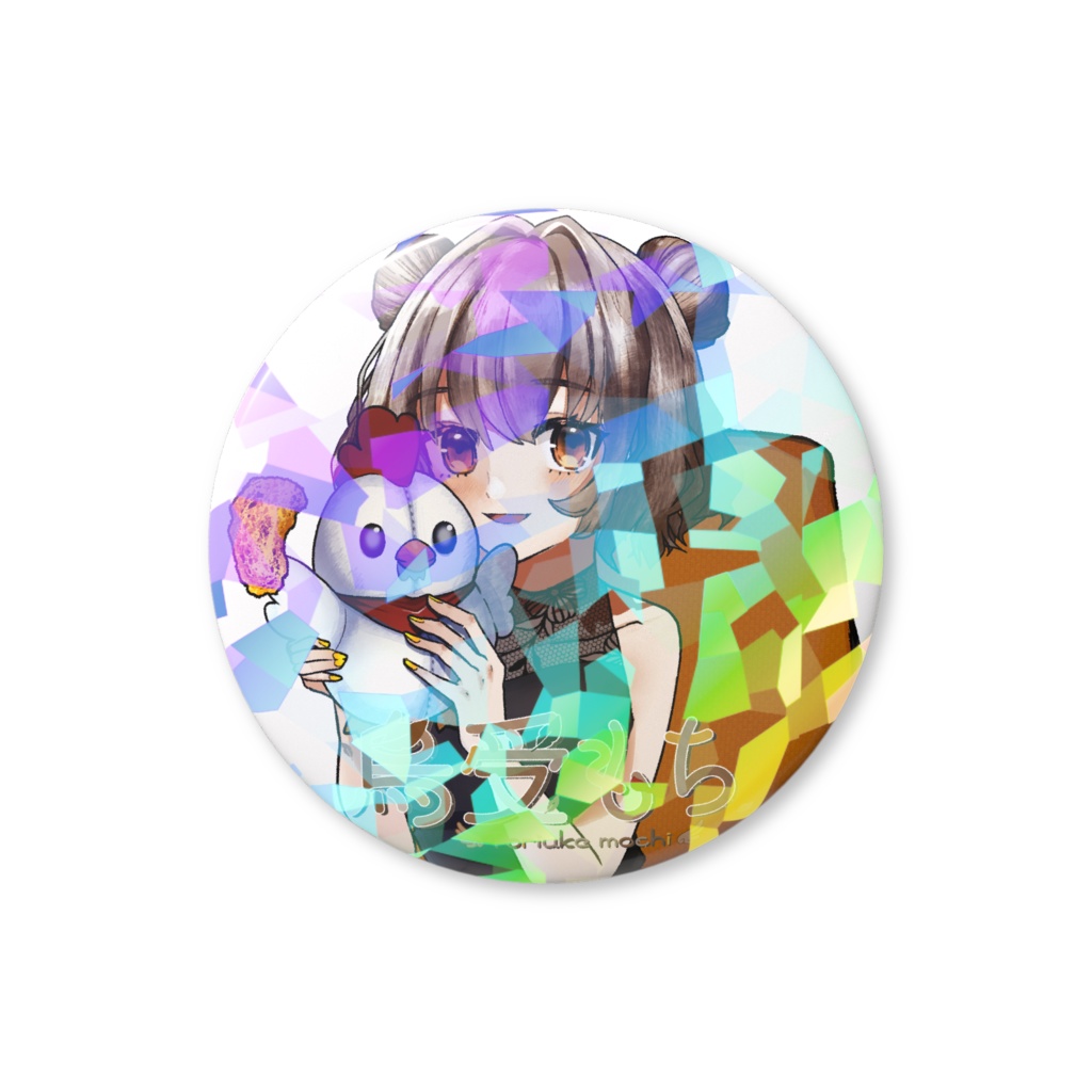 ホログラム缶バッチ