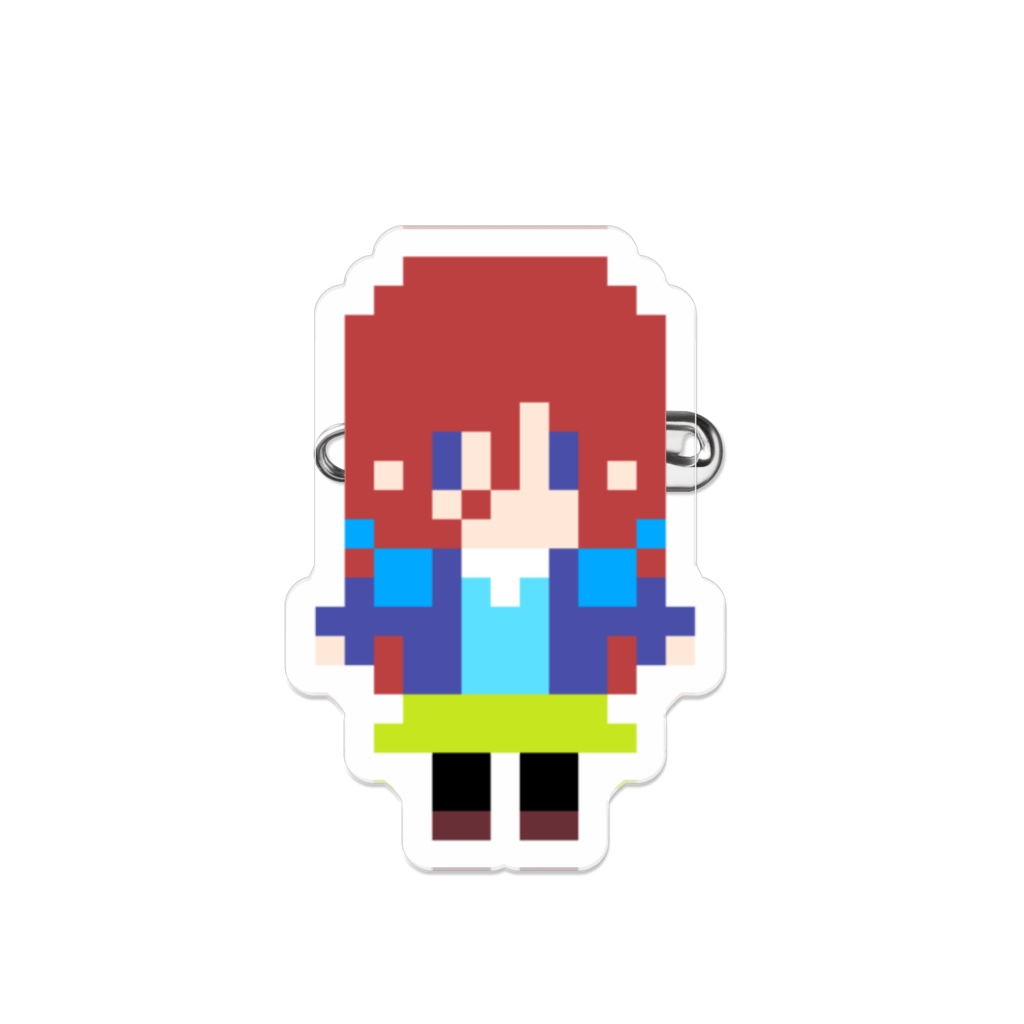 五等分の花嫁 中野三玖 ドット絵 アクリルバッジ 葱塩ドット絵工房 Booth