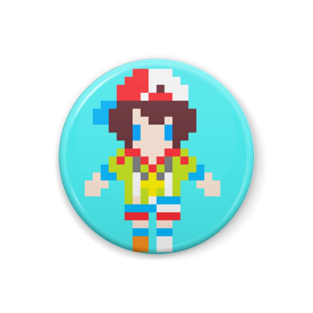 【非公式】大空スバル ドット絵缶バッジ【ホロライブ】