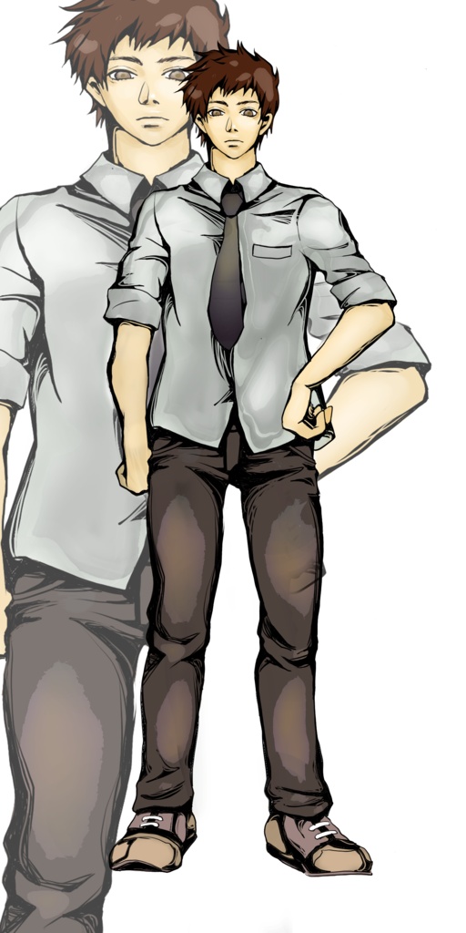 男性立ち絵素材2【PNG・背景透過】商用利用OK