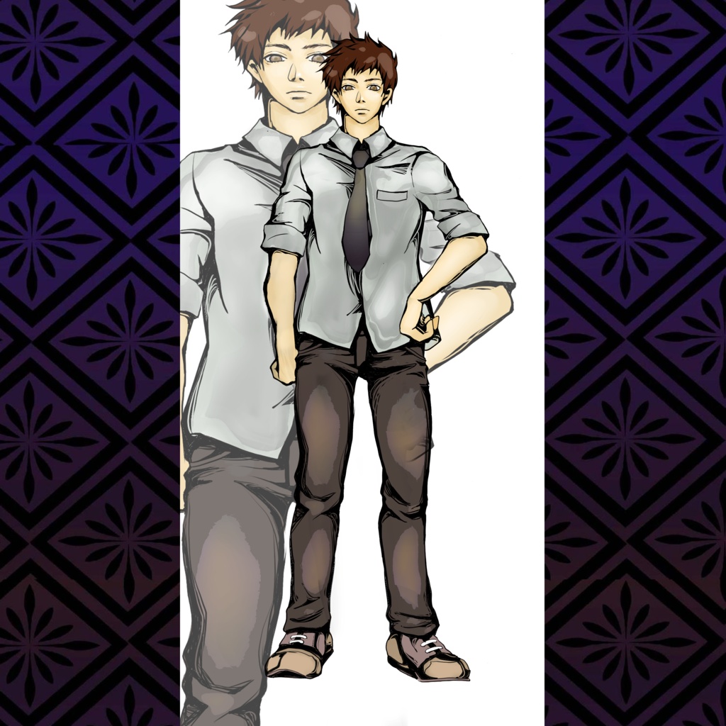 男性立ち絵素材2【PNG・背景透過】商用利用OK
