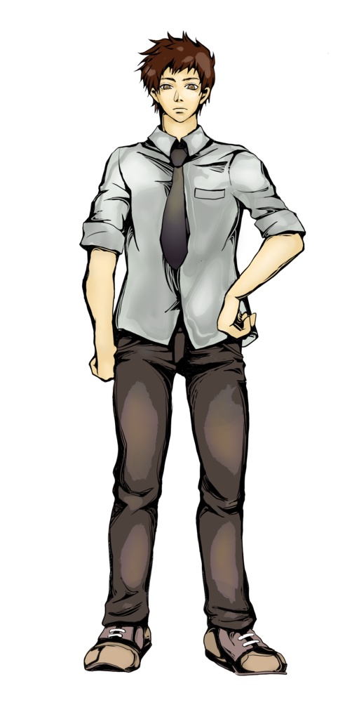 男性立ち絵素材2【PNG・背景透過】商用利用OK