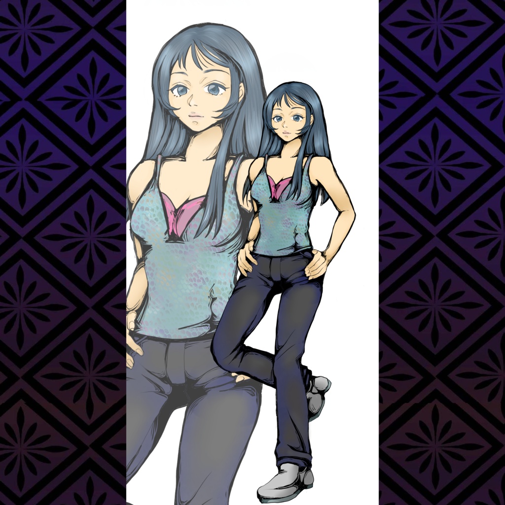 女性立ち絵素材1【PNG・背景透過】商用利用OK
