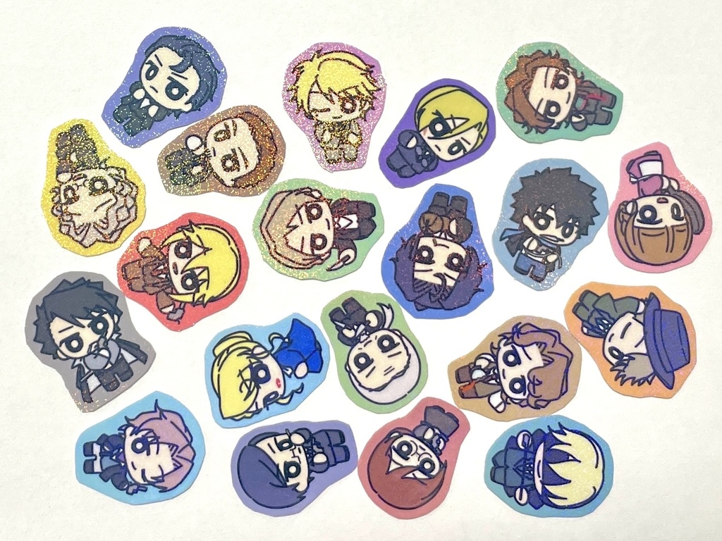 憂モリミニキャラフレークシール