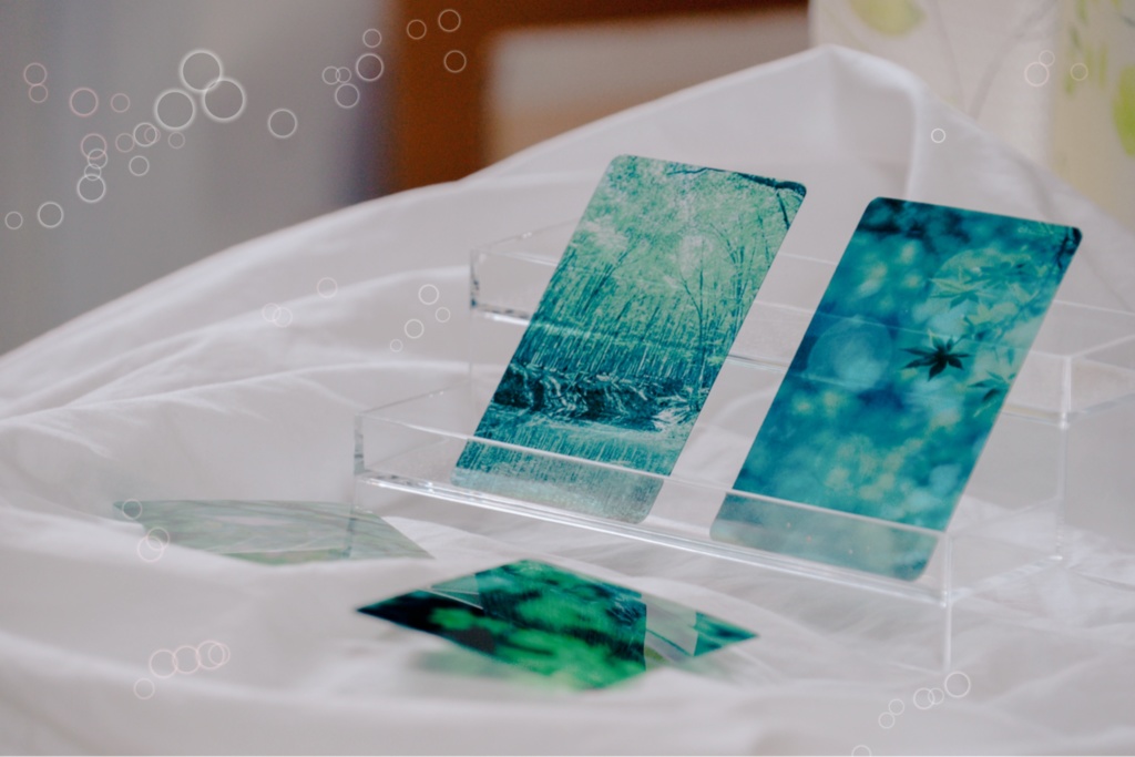 【透明トレカ】蒼-blue- 4枚セット