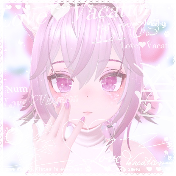 ♡【竜胆Rindo向け】桃のソーダ Body+Eye