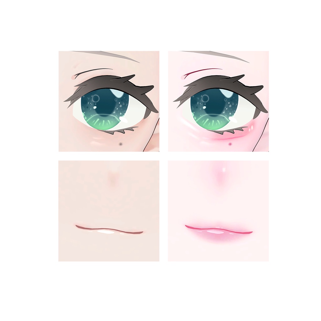 ♡【龍のヨルちゃんyoll向け】桃のソーダ 2.0 Body+Eye