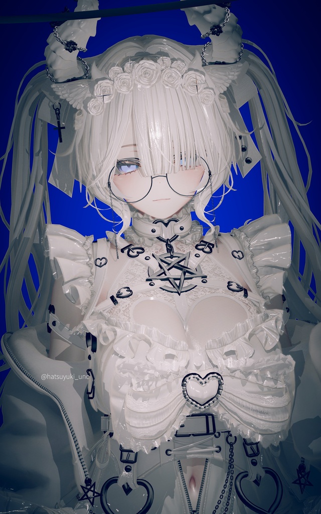 漆黒の魔角 & Dark Horn😈【3Dモデル For VRChat】ver_1.03